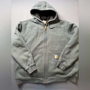Men’s Carhartt Rain Defender Full Zip Quilted Lined Jacket Size XXL